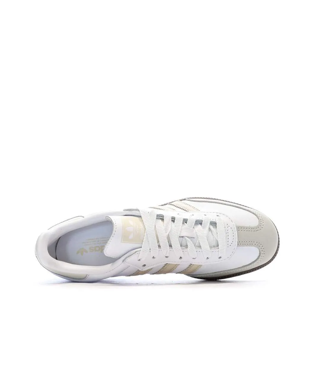 Samba baskets blanches/beige femme adidas-4