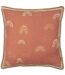 Furn Rain Shadow Throw Pillow Cover (Red Clay/Cream)