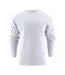 T-shirt Manches Longues Heavy Homme Blanc Printer-1