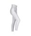 Womens/ladies Eltar Horse Riding Tights White Aubrion-1