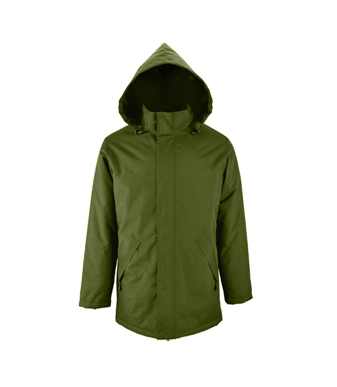 Manteau rembourré robyn unisexe vert foncé SOLS