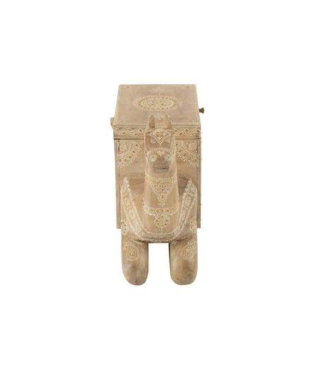 Coffre Chameau en Bois Perle du Sahara 69cm Naturel