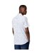 Mens geo ditsy print short-sleeved shirt white Maine