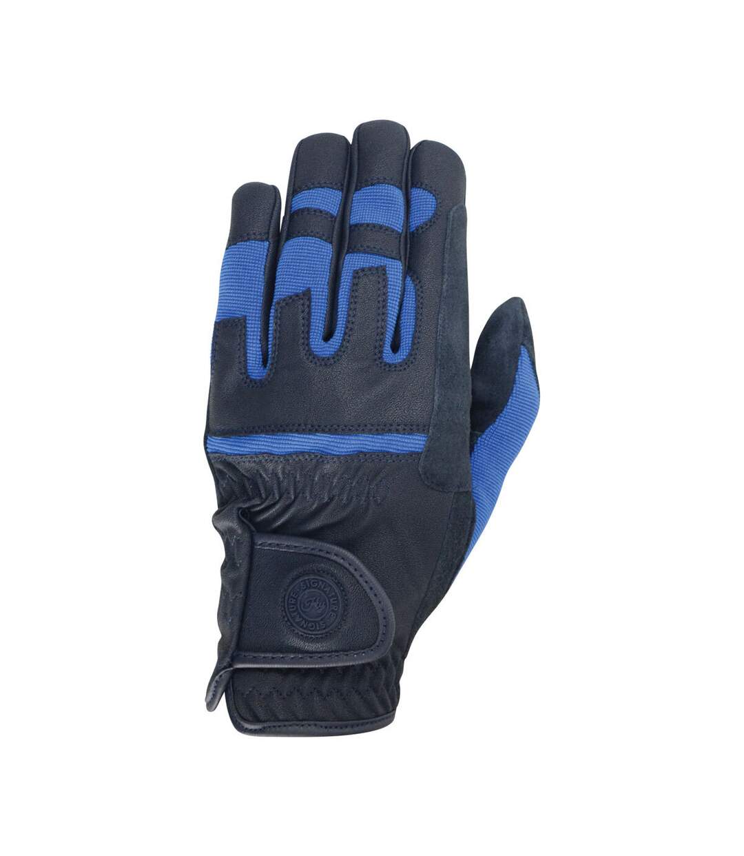 Gants d´équitation signature bleu marine Hy Hy