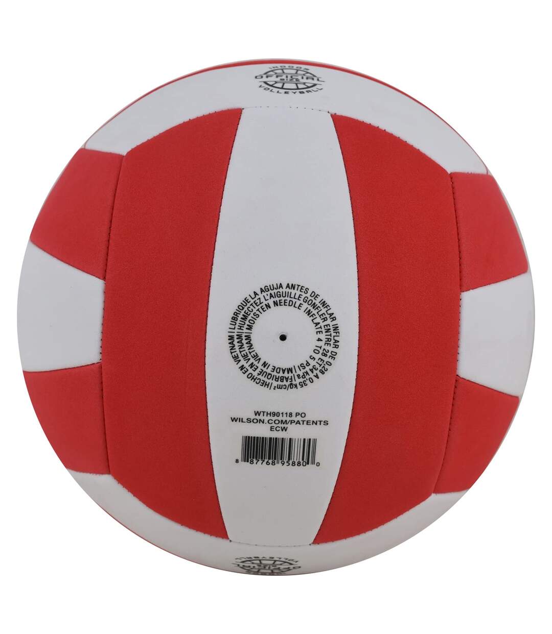 Ballon De Volley-ball Polska Taille 5 Blanc Rouge Wilson-3