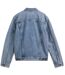 Mens Cotton Denim Long-sleeved Trucker Jacket Sky Blue Levis-3