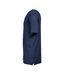 Mens Interlock Short Sleeve T-shirt Navy Blue Tee Jays-3
