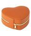Boîte à Bijoux Cœur Ericka 16cm Cognac-1