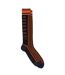 Unisex adult french made socks black/orange Lacoste-1