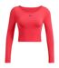 Haut Entraînement Femme Rouge Under Armour-2