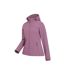 Womens/ladies Exodus Breathable Soft Shell Jacket Dusky Purple Mountain Warehouse-3