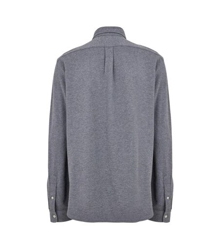 Chemise À Boutons Homme Gris Flanelle Ralph Lauren