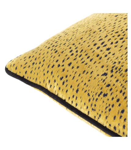 Estelle spotted cushion cover 45cm x 45cm gold/black Paoletti