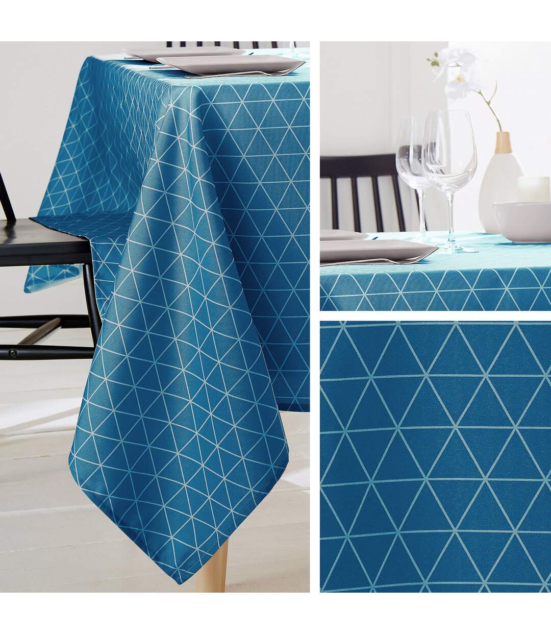 Nappe imprimée polyester PACO géométrique Rond-3