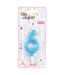 Bougie d'Anniversaire Paillette Chiffre 6 7cm Bleu-2