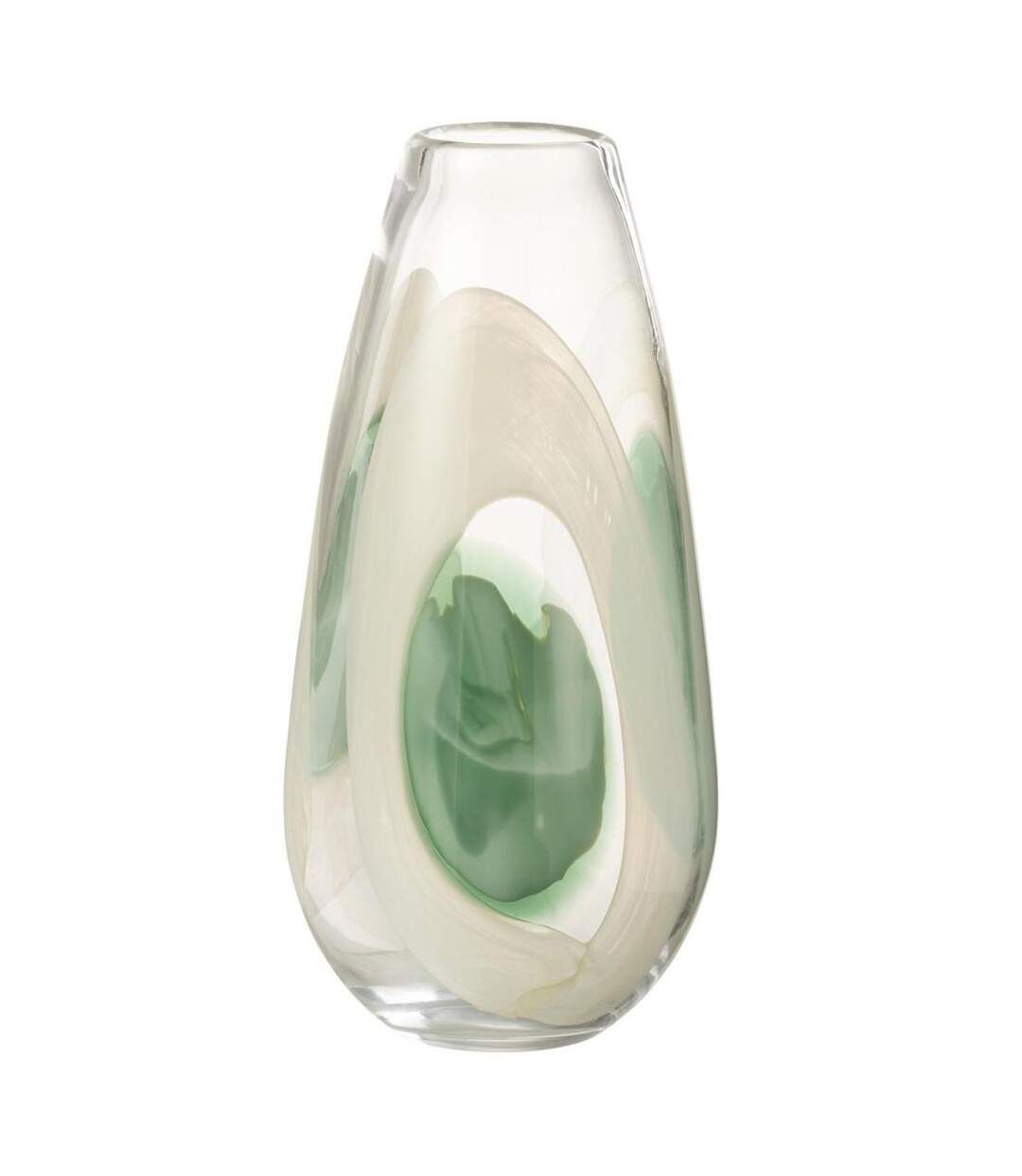 Vase Design en Verre Livy 37cm Multicolore-1