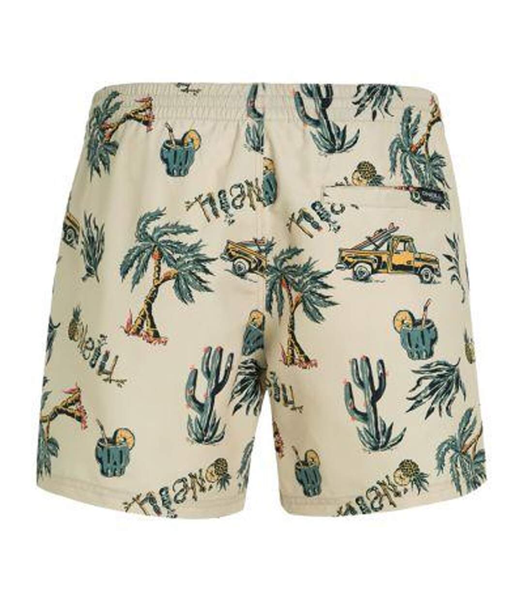 Short De Bain Motif/style Tropical Mix & Match Cali Homme Beige O´Neill-3