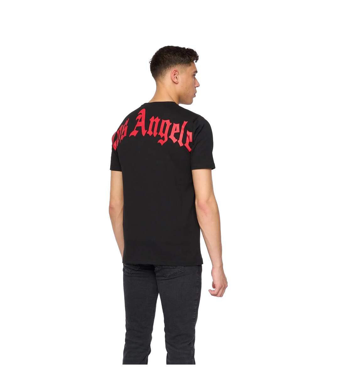 T-shirt los angeles homme noir / rouge Kings Will Dream-2