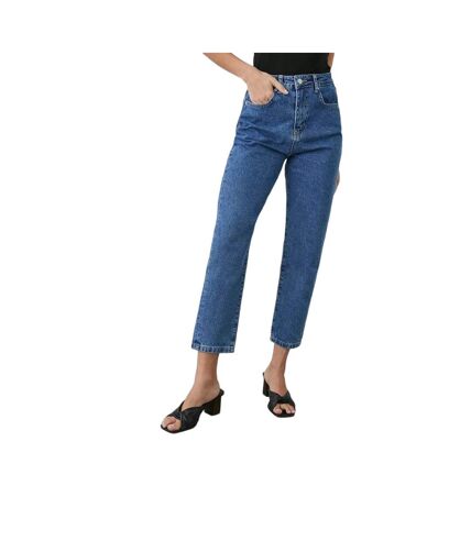 Womens/ladies straight ankle grazer jeans blue Principles