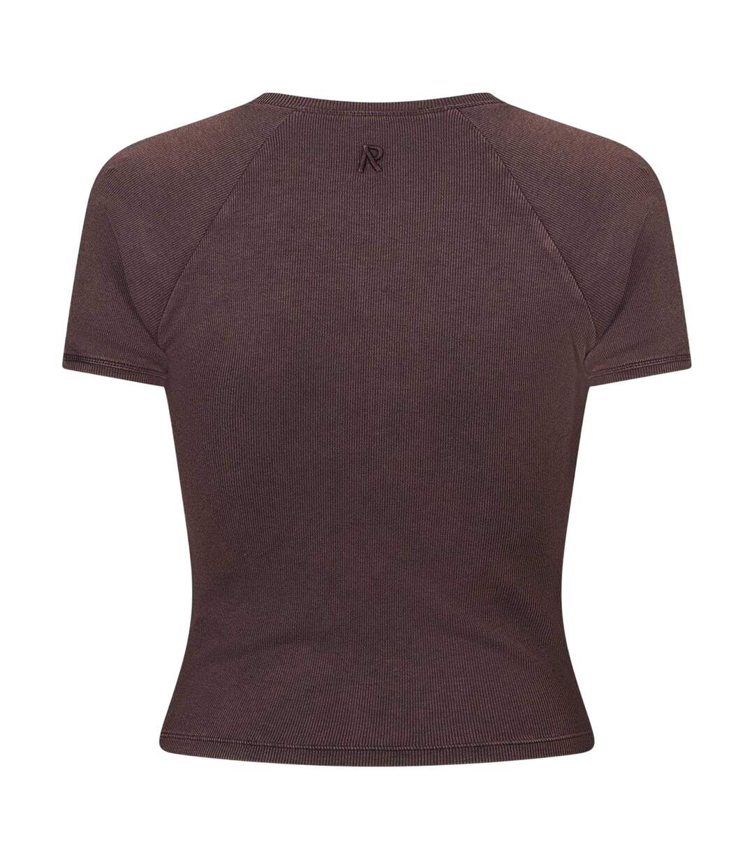 Womens/ladies Slim T-shirt Cherry Truffle Brown Represent-3