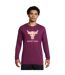 T-shirt Manches Longues Motif/style Taureau Project Rock Brahma Homme Violet Under Armour-3