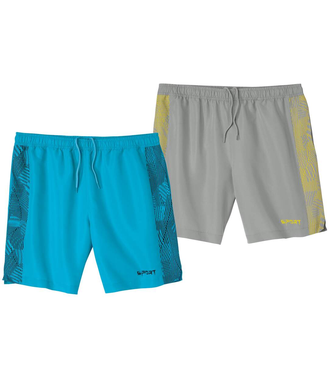 Lot de 2 Shorts Microfibre Sport-1