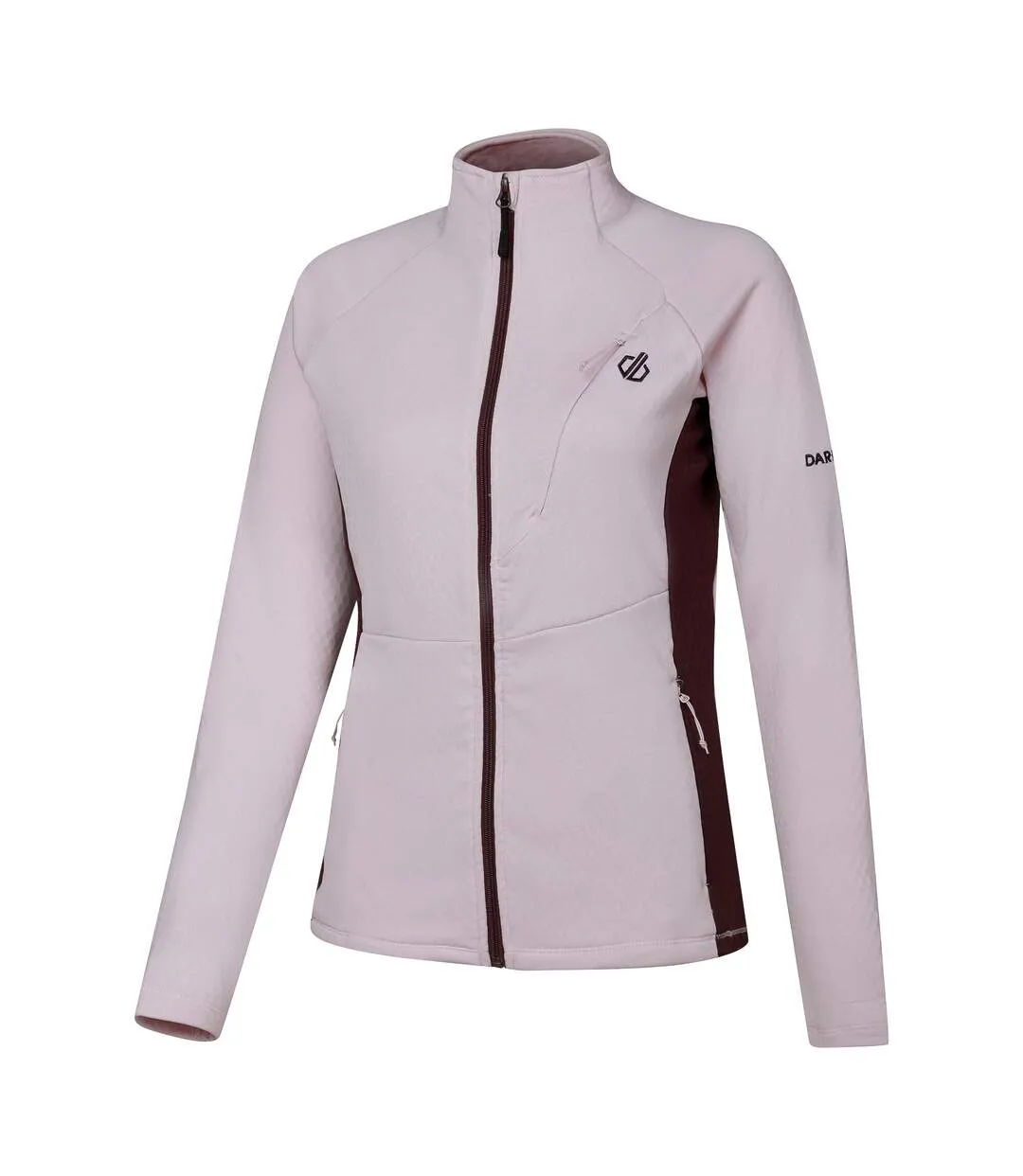 Veste Extensible À Col Montant Emerging Femme Rose Pâle Dare 2B-4