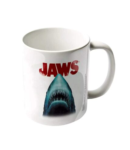 Jaws Shark Head Mug (Blue/White/Blood Red) (One Size) - UTPM1389