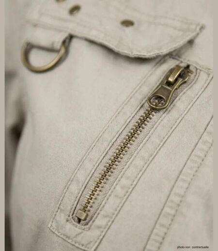 Veste Saharienne Femme Mayflower NancyB Beige