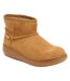 Womens/ladies sugar rush suede ankle boots camel Rocket Dog-1