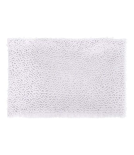 Tapis de Salle De Bain Maxi Chenille 50x80cm Blanc
