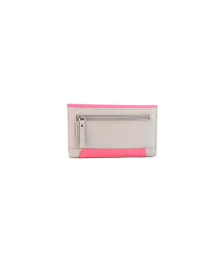 Eastern Counties Leather Savannah Envelope Leather Coin Purse (Ivory/Rose) (One Size)