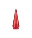 Sapin de Noël en Verre Led 34cm Rouge-2