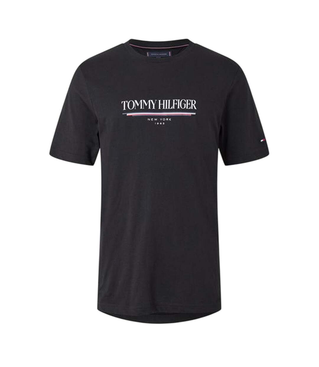 T-shirt Motif/style Lettrage Homme Noir Tommy Hilfiger-2