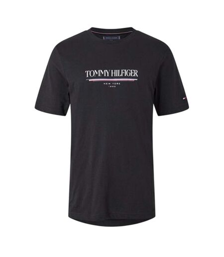 T-shirt Motif/style Lettrage Homme Noir Tommy Hilfiger