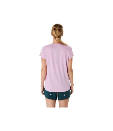 T-shirt Motif/style Logo Fujitrail Homme Violet Clair Asics