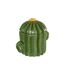 Boîte Cactus Déco en Céramique Yucatan 16cm Vert-1