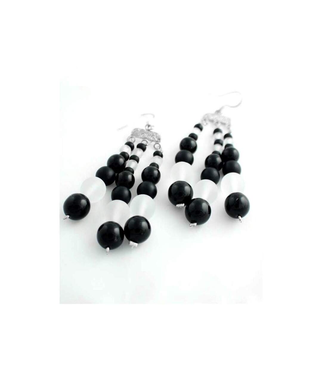 Boucles d'Oreilles Femme Perles Verre MURANO-1