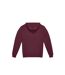 Unisex adult id.223 hoodie burgundy B&C-2