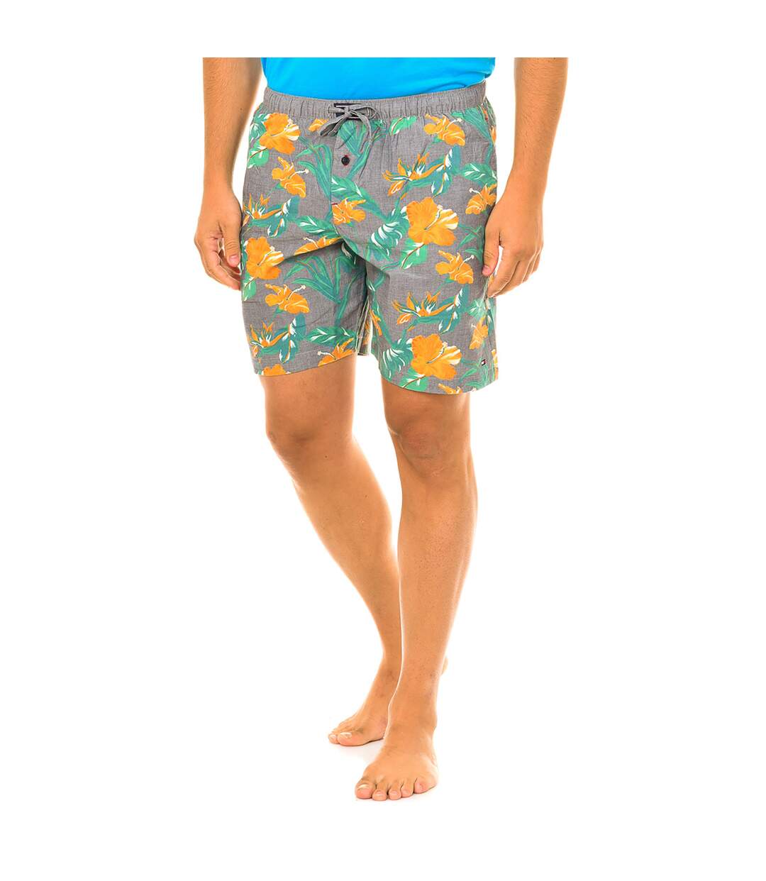 Men's straight-cut pajama shorts with hems UM0UM00153-1