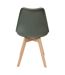 Chaise scandinave avec cousin Cocooning - Vert kaki