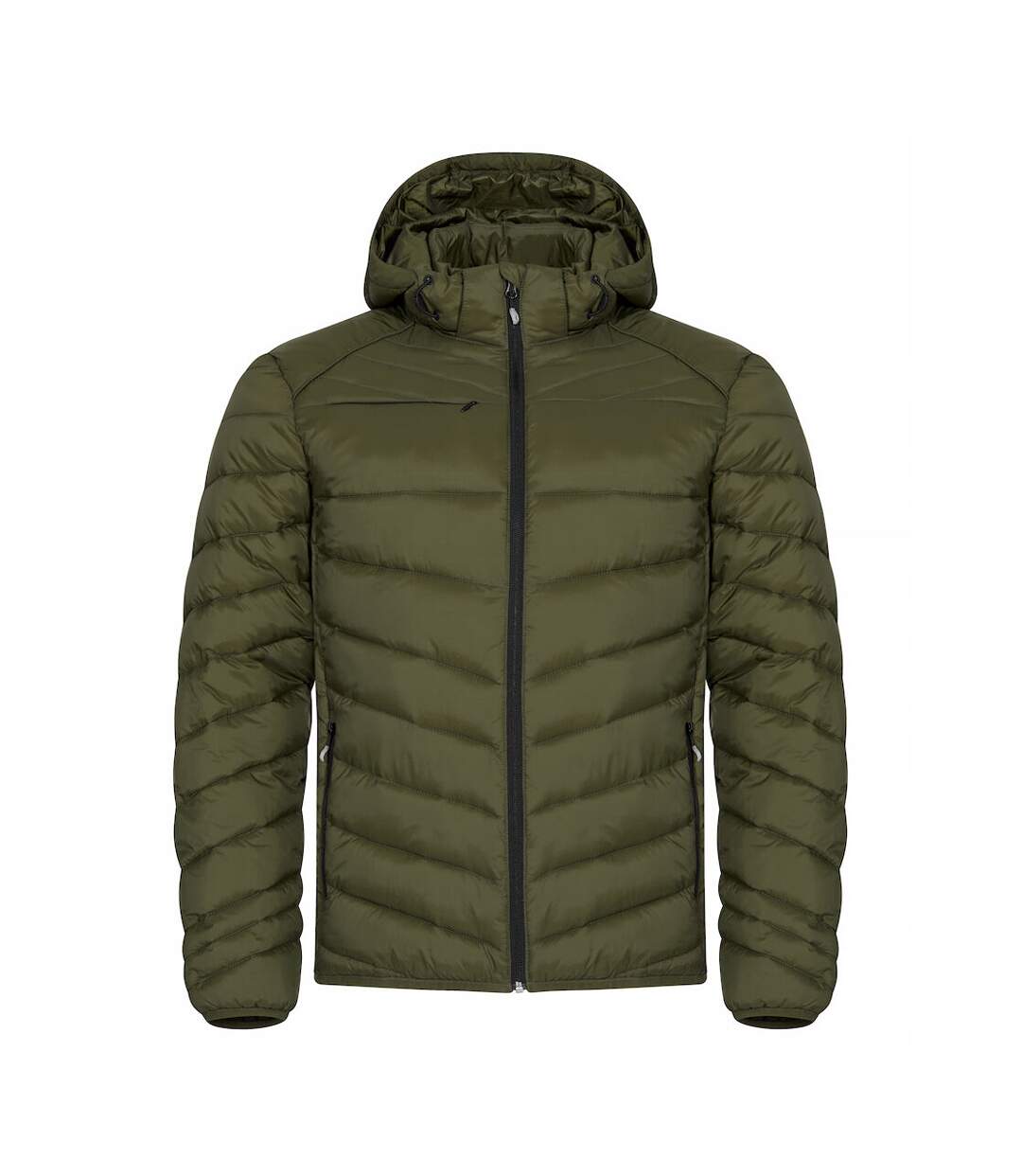 Doudoune Matelassée Idaho Homme Vert Kaki Clique-1