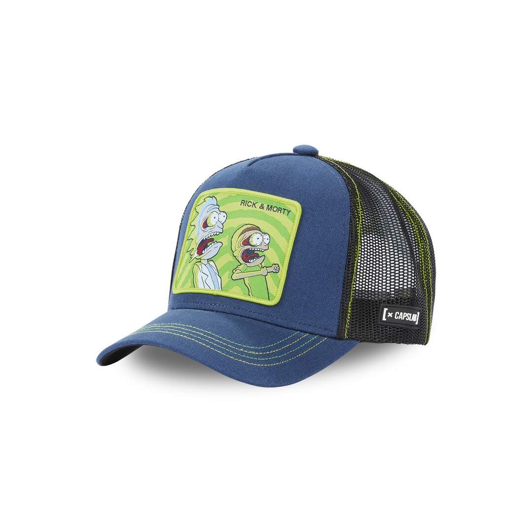 Casquette trucker Rick et Morty Psy Capslab-1