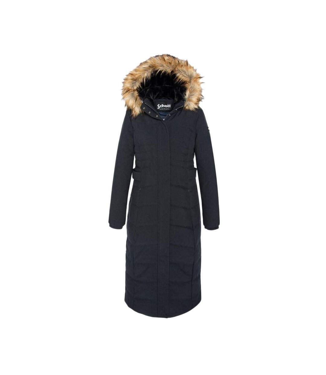 Parka Longue Noir Schott  Femme  JKTKLOEW - M