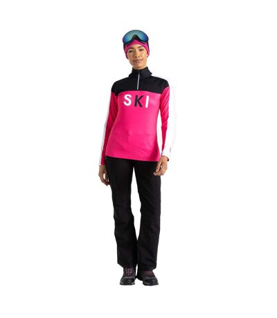 Haut De Sport Powder Femme Rose Noir Dare 2B