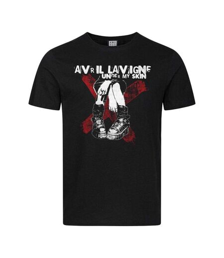 T-shirt Motif/style Avril Lavigne Under My Skin Boots Adulte Noir Amplified