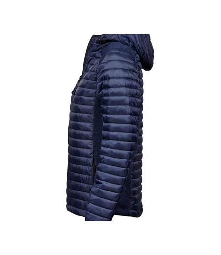 Doudoune Matelassée Femme Bleu Marine Bleu Marine Chiné Tee Jays