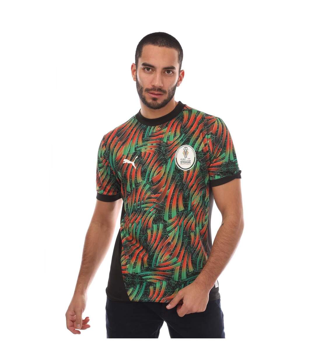 Mens Afcon Tournament All-over Print T-shirt Multicoloured Puma-2