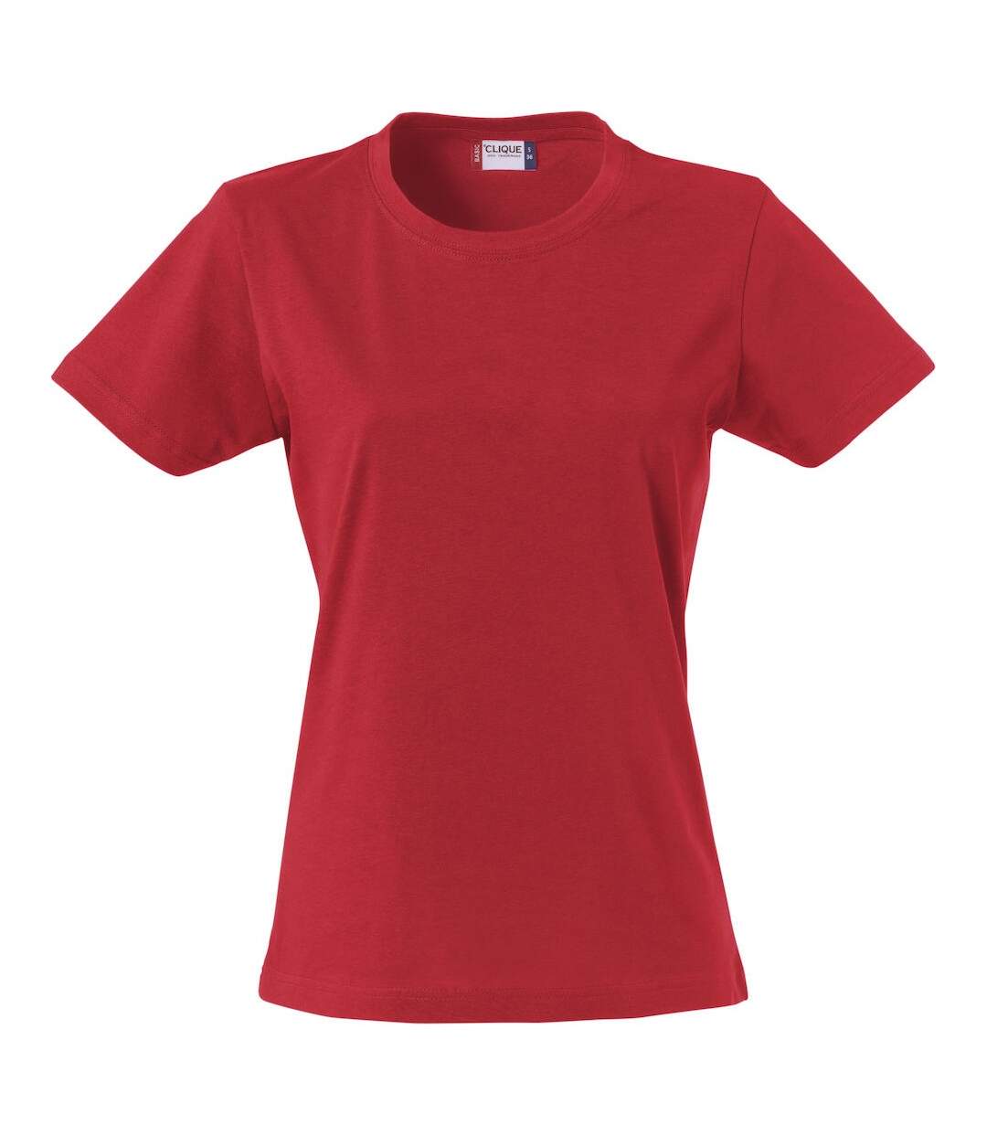 T-shirt femme rouge Clique