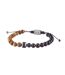 Bracelet perles noir/beige homme geographical norway 315050 - taille unique-1
